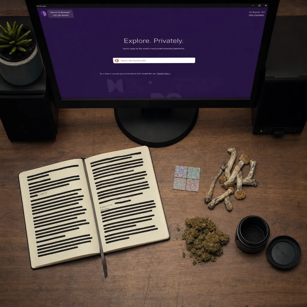 Dark web marketplaces interface preview