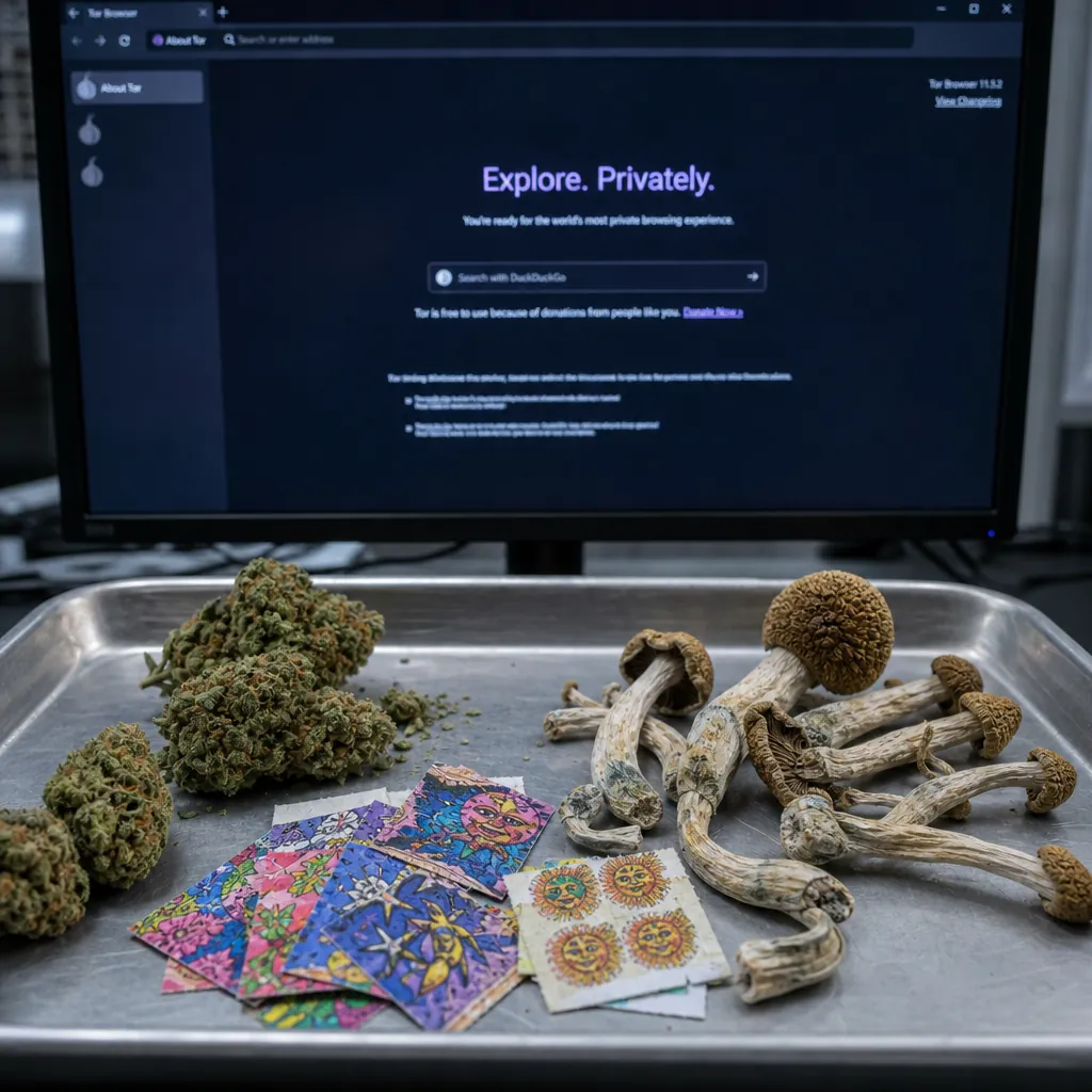 Dark web markets interface preview