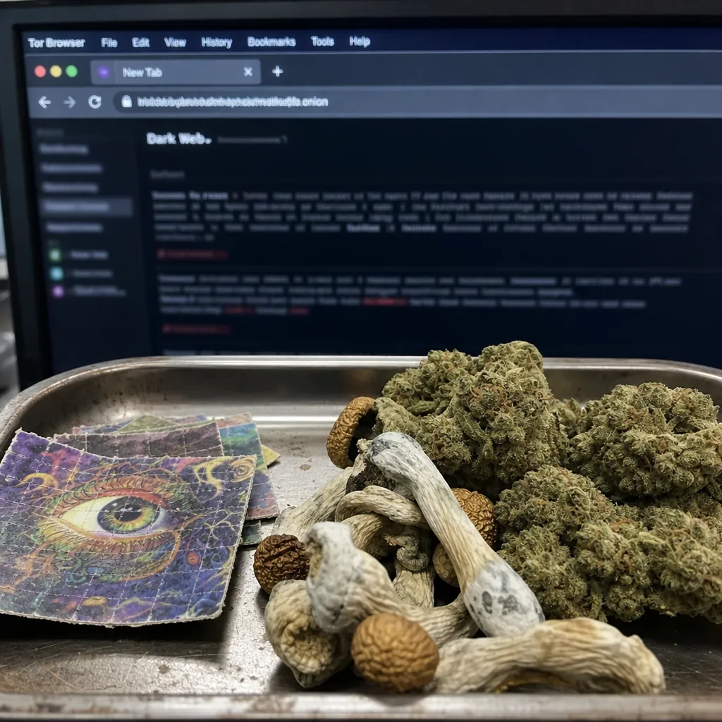 Dark web sites interface preview