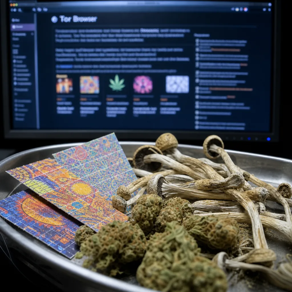 Darknet marketplace interface preview