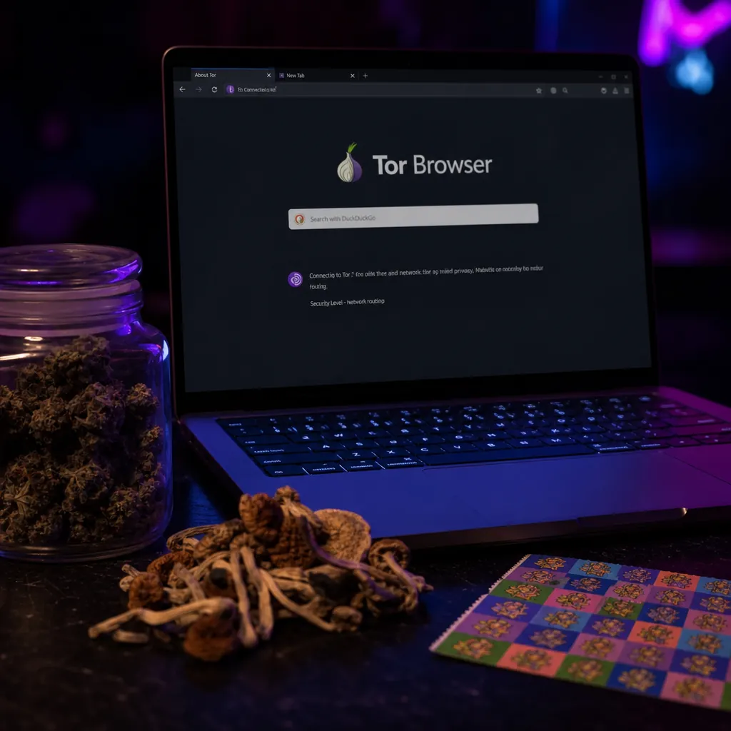 Darknet site interface preview